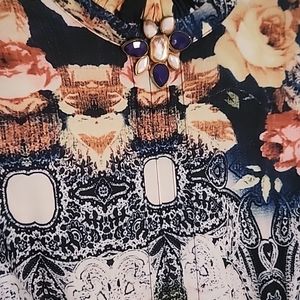 Long 3/4 sleeve dress